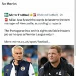 Newcastle Fans Rally Behind Eddie Howe Amid Mourinho Speculation