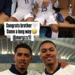 Jude Bellingham Celebrates Morgan Rogers’ England Debut Jude Bellingham Celebrates Morgan Rogers’ England Debut