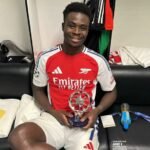 Declan Rice Praises Bukayo Saka’s Stellar Performance in Champions League Win